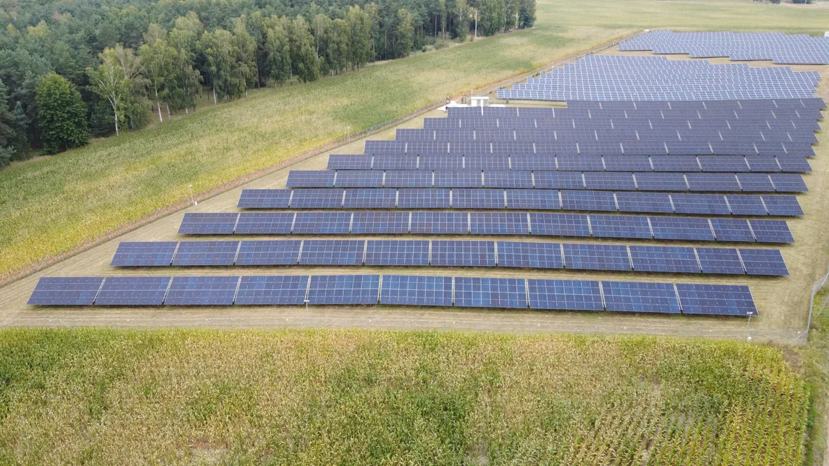 Farma fotowoltaiczna na zachodzie Polski